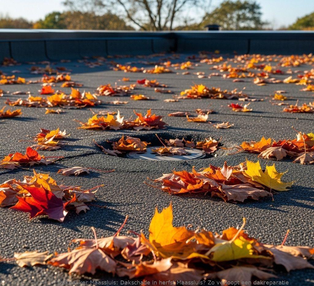 Dakschade In Herfst Maassluis